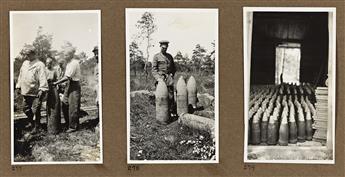 (WORLD WAR I--JULIEN BRYAN 1899-1974) An archive of approximately 349 photos showing American Expeditionary Forces in France in WWI.